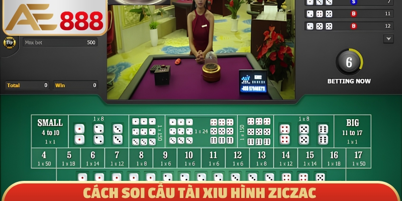 Cách soi cầu tài xỉu hình ziczac
