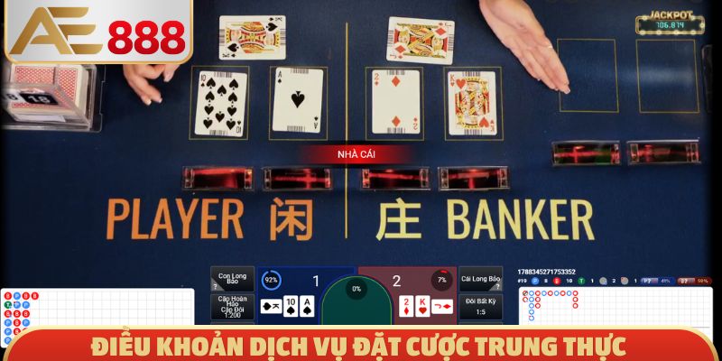 Điều khoản dịch vụ đặt cược trung thực
